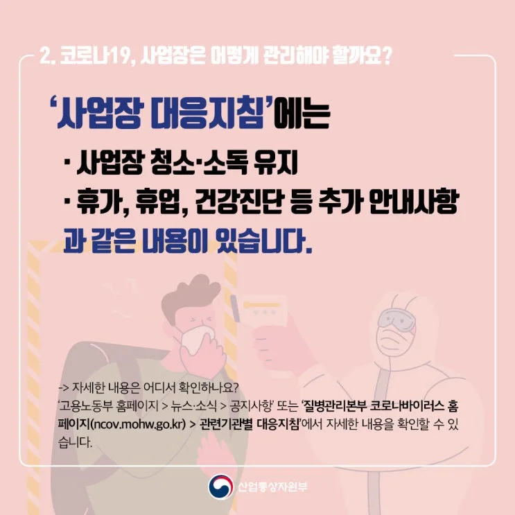 [코로나19] 개인사업매장 대처 요령 자료 사진
