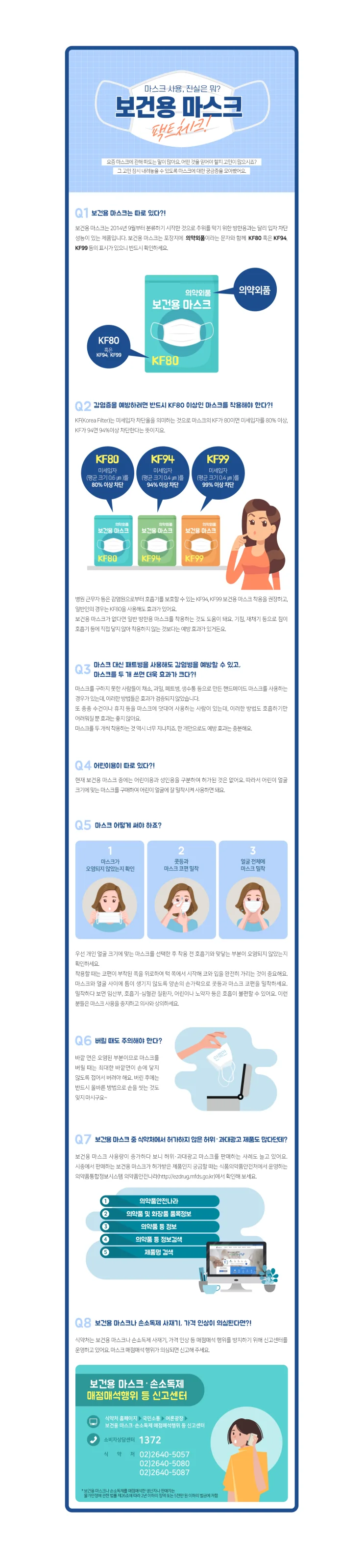 [코로나19] 보건용 마스크 기준 자료 사진